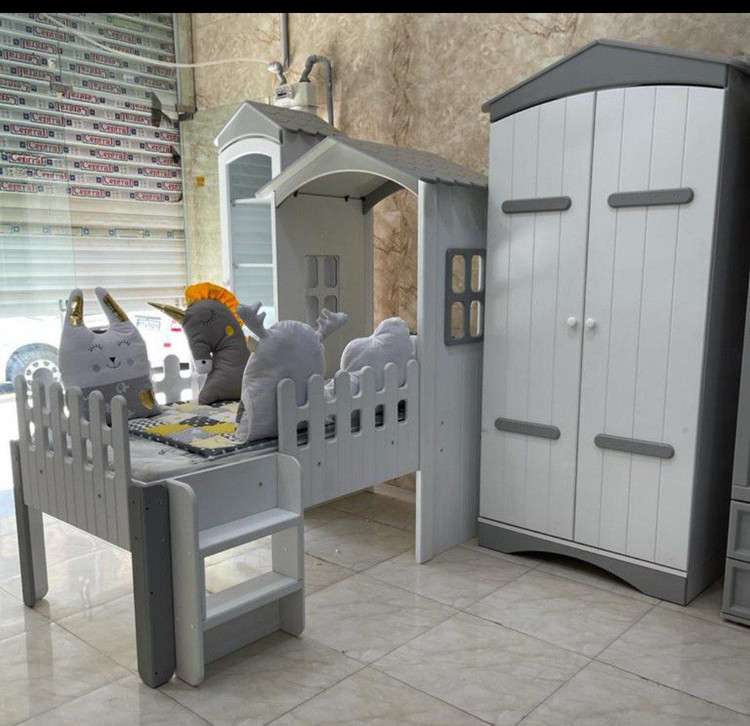 سرویس خواب کودک و نوجوان مدل کلبه 1