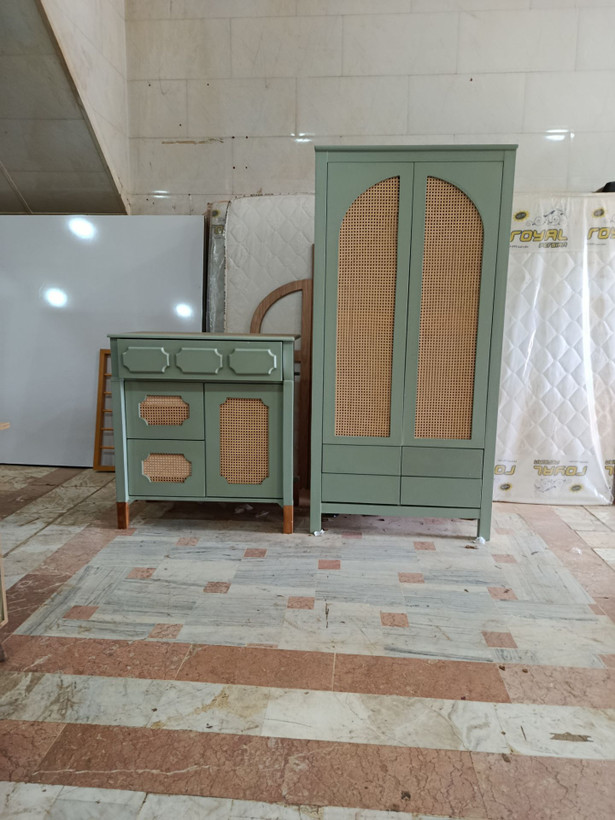 سرویس خواب نوزاد و نوجوان مدل حصیری 2
